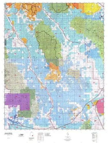 Arizona Gmu 32 Hunt Area / Game Management Units (Gmu) Map [Map] 1