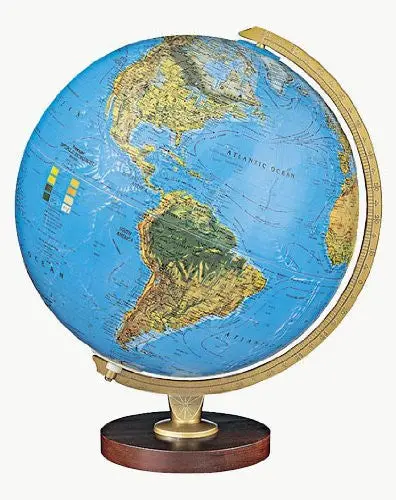 Livingston Illuminated Globe, 12" Diameter 1