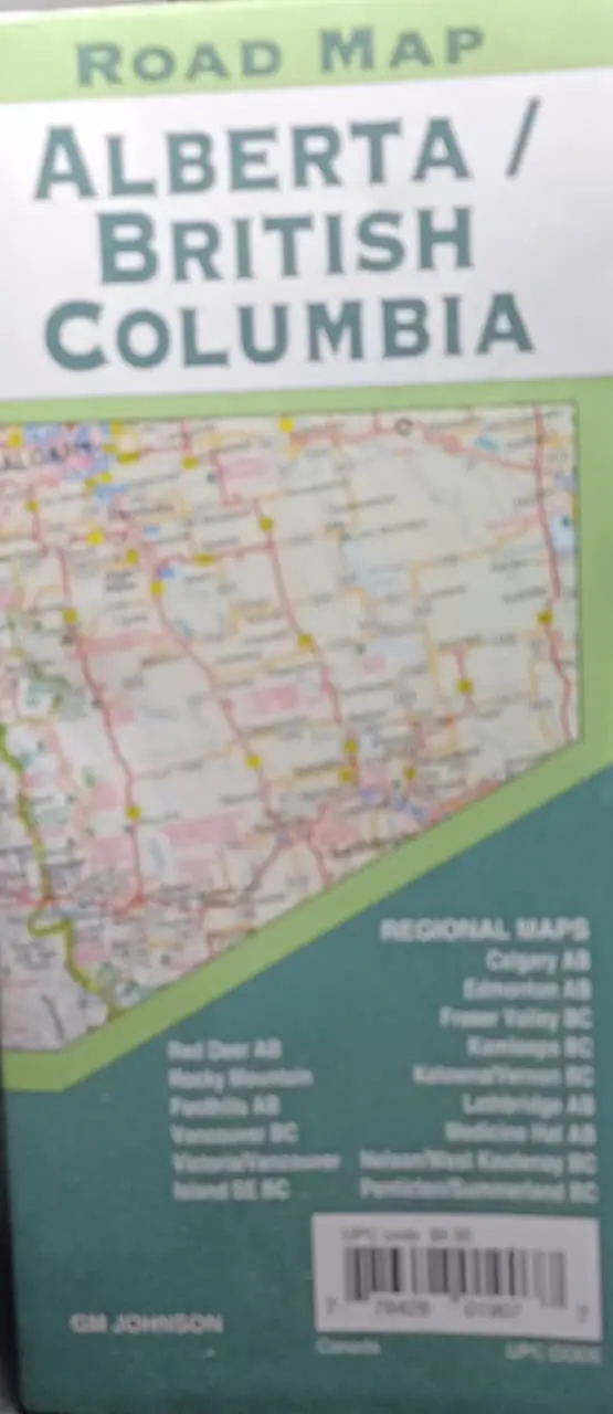Alberta And British Columbia Road Map 1