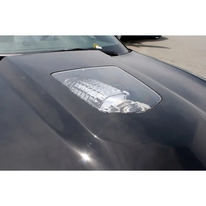 2010-2014 Camaro Ss9 Hood Insert Only - Polycarbonate (Clear) Insert 1
