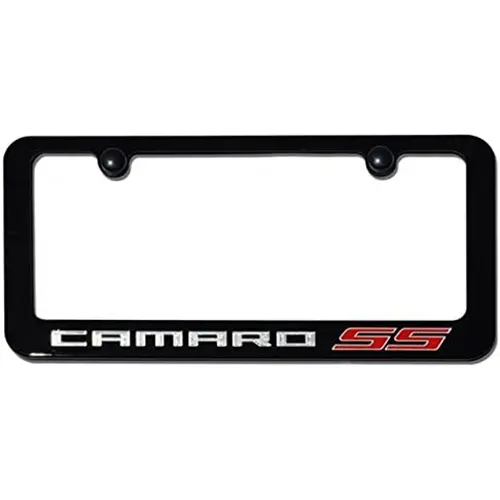 Camaro Ss License Frame : Exterior Color - Gloss Black 1