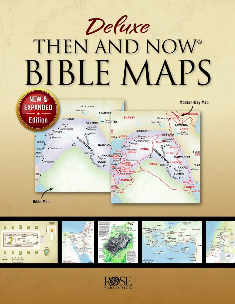 Deluxe Then And Now Bible Maps: New And Expanded Edition [Paperback] Rose Publishing 1