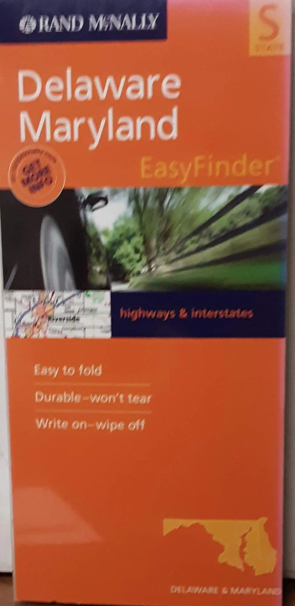 Rand Mcnally Easyfinder Delaware/Maryland Map [Map] Rand Mcnally 1