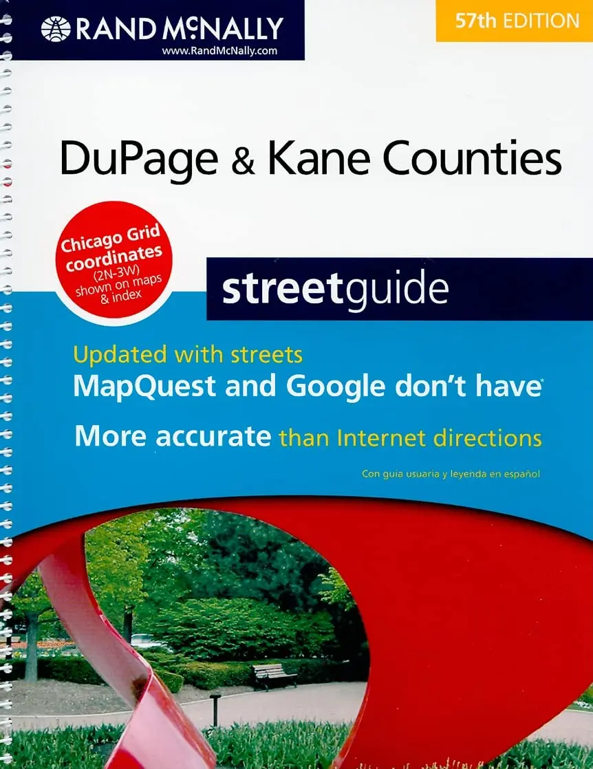 Rand Mcnally Dupage & Kane Counties Streetguide (Rand Mcnally Dupage & Kane Counties (Illinois) Street Guide) Rand Mcnally 1