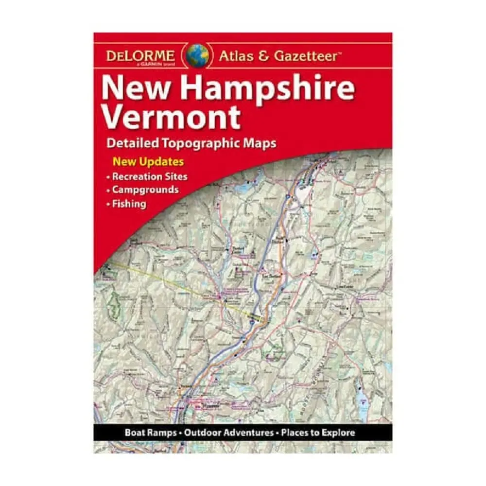 New Hampshire/Vermont Detailed Topographic Maps (Delorme Atlas & Gazetteer) 1