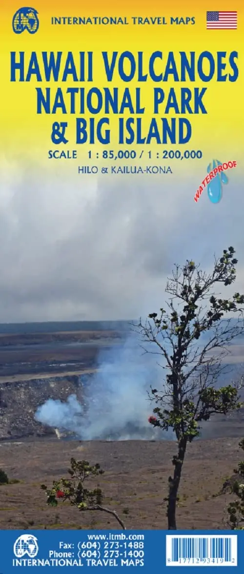 Hawaii Volcanoes National Park & Big Island Travel Reference Map [Map] Itmb Publishing Ltd 1