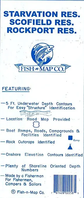 Fish-N-Map 2258 Starvation Res/Rockport Lake/ 1