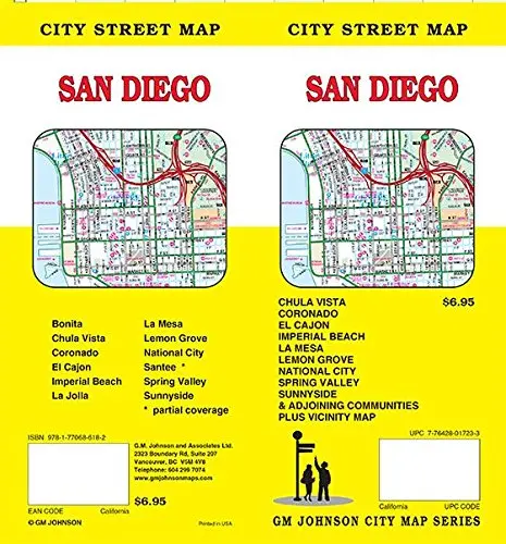 City Street Map San Diego 1