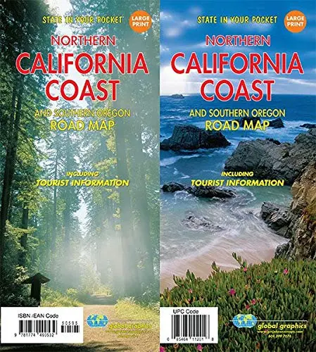Northern California Coast And Southern Oregon Road Map (State In Your Pocket) 1
