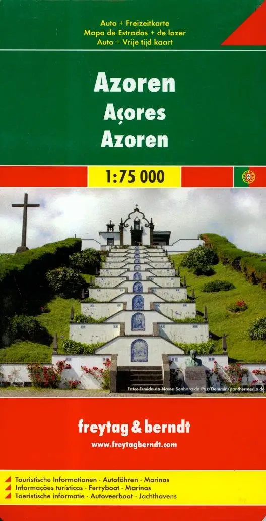 Azores (English, French And German Edition) Freytag-Berndt 1