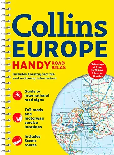Collins Europe Handy Road Atlas Collins Uk 1