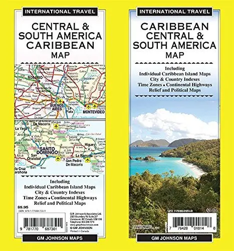 International Travel Caribbean / Central & South America Map 1