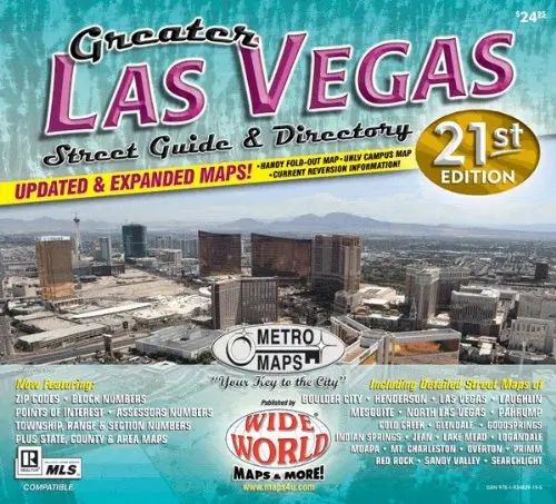 Greater Las Vegas Street Guide & Directory (Yellow1) [Ring-Bound] Metro Maps; Shane Murphy And Skylab Aerial Photo 1