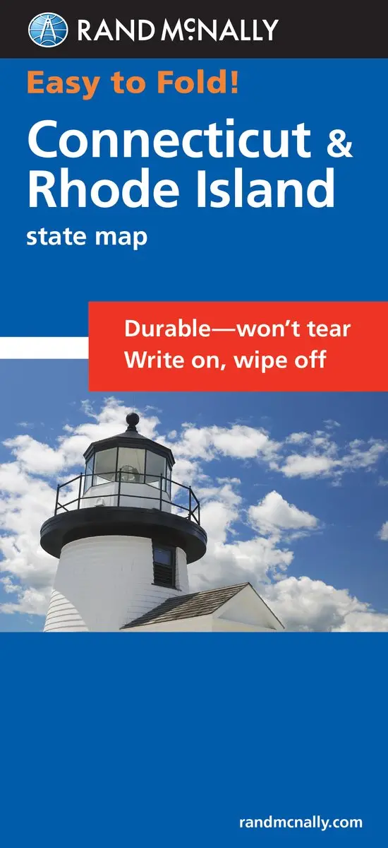 Rand Mcnally Connecticut Rhode Island: Easy Finder [Map] Rand Mcnally And Company 1