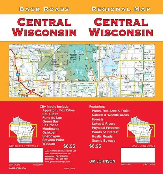 Wisconsin Central, Wisconsin Regional Map Gm Johnson 1