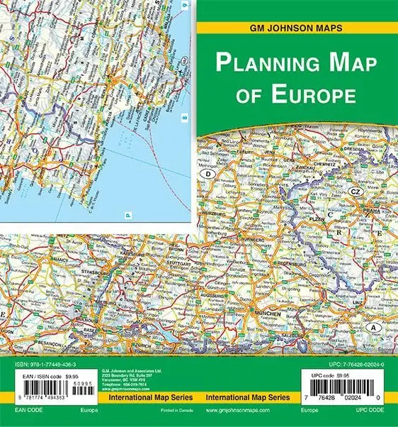 Europe Planning Map, Europe Countries 1:5M Gmj [Map] Freytag-Berndt 1