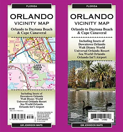 Orlando & Vicinity, Florida Regional Map [Map] Gm Johnson 1