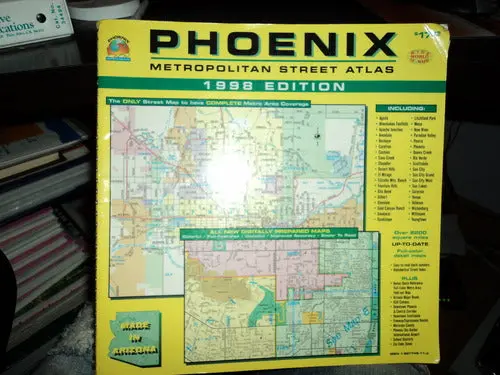 Phoenix Metropolitan Street Atlas Phoenix Mapping Service 1