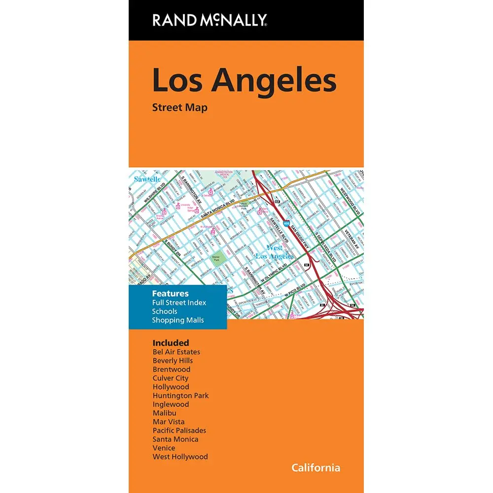Rand Mcnally Folded Map: Los Angeles Street Map 1