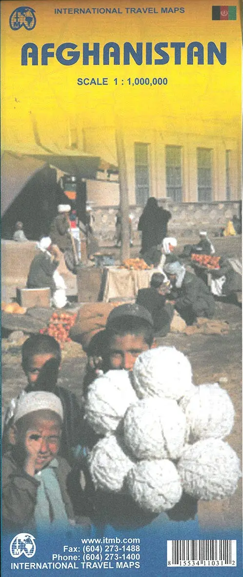 Afghanistan 1:1,000,000 Travel Map (International Travel Maps) [Map] Itm Canada 1