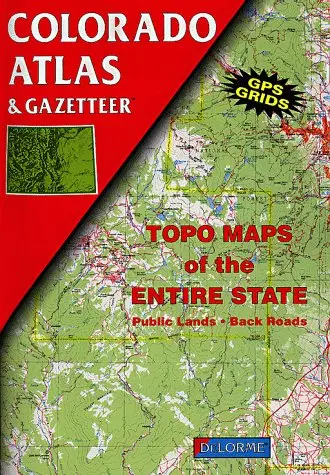 1991 Colorado Atlas And Gazetteer (Archival Copy) 1