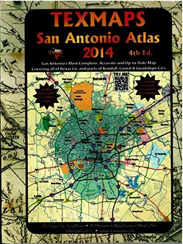 San Antonio Atlas [Spiral-Bound] Texmaps 1
