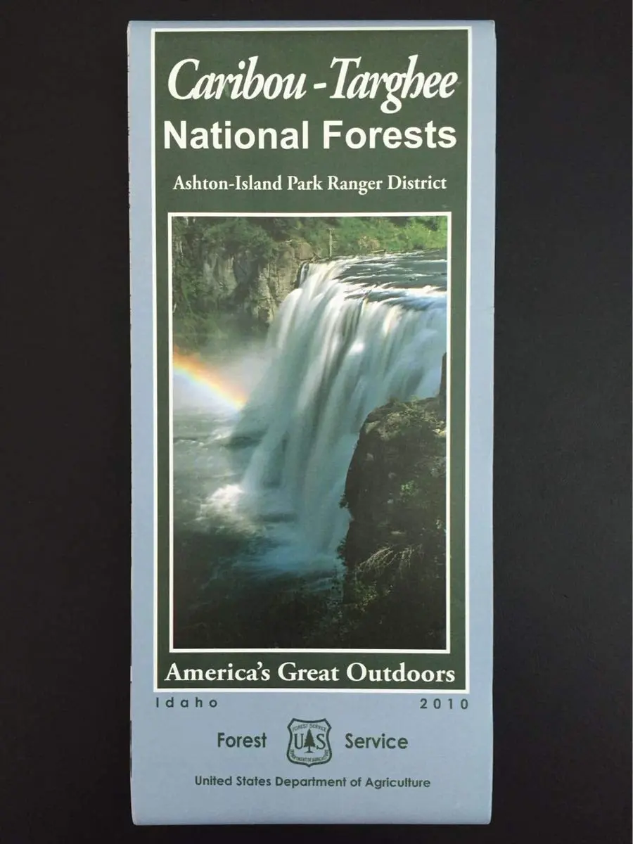 Caribou-Targhee National Forests: Ashton-Island Park Ranger District [Map] U.S. Forest Service 1