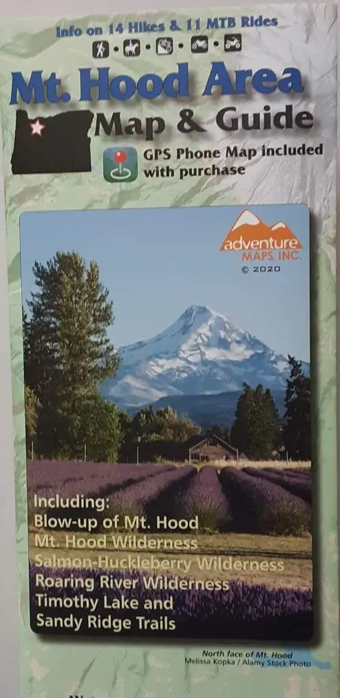 Mt Hood Area And Guide + Gps Phone Map [Map] Staff 1