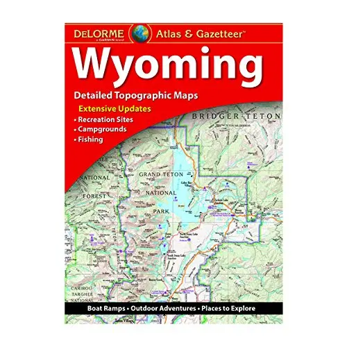 Delorme Atlas & Gazetteer Wyoming: Detailed Topographic Maps, Extensive Updates 1