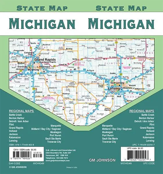 State Map Michigan 1