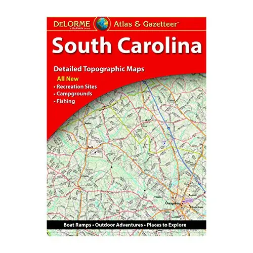 2017 Delorme Atlas & Gazetteer South Carolina (Used - Like New) 1
