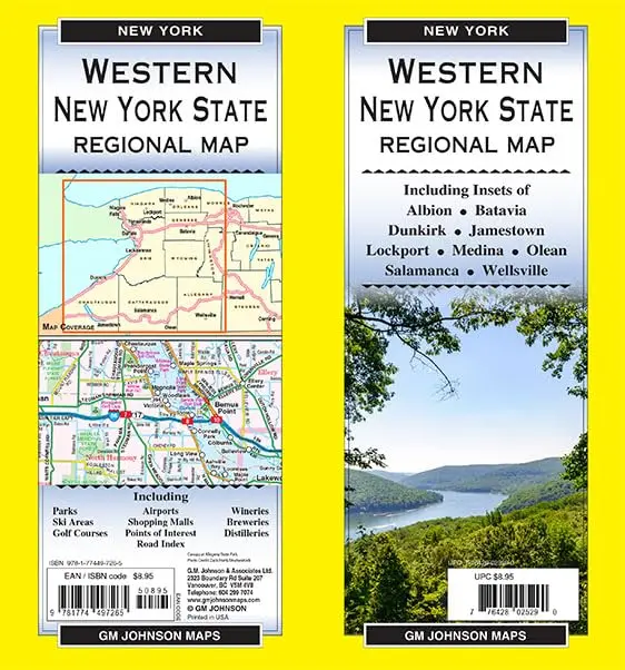 Western New York State, New York Regional Map [Map] Gm Johnson 1