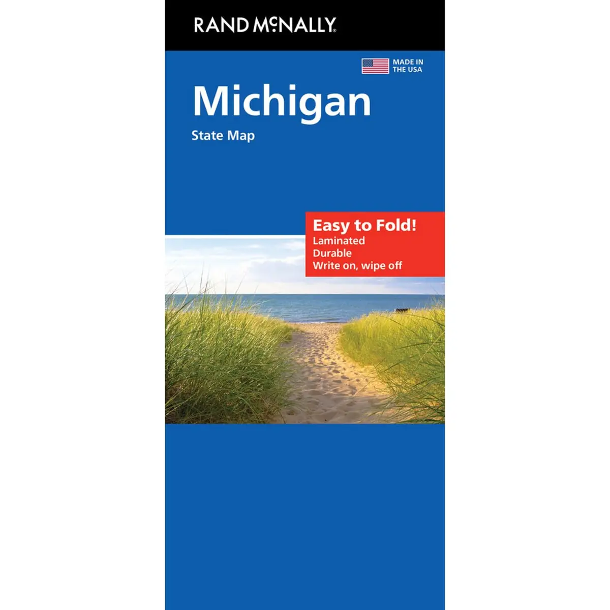 Easy To Fold! Michigan State Map 1