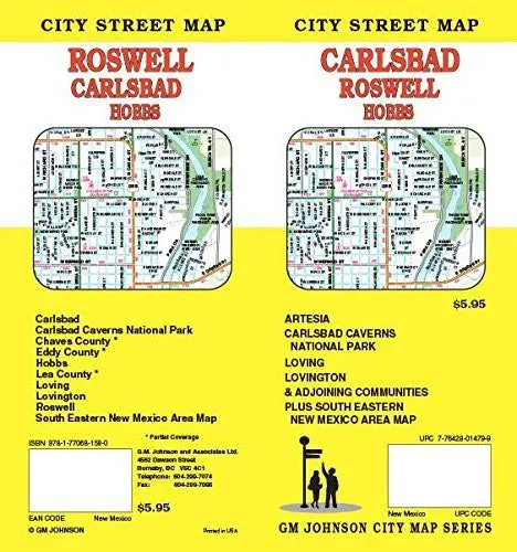Carlsbad : Roswell : Hobbs [Map] Gm Johnson 1