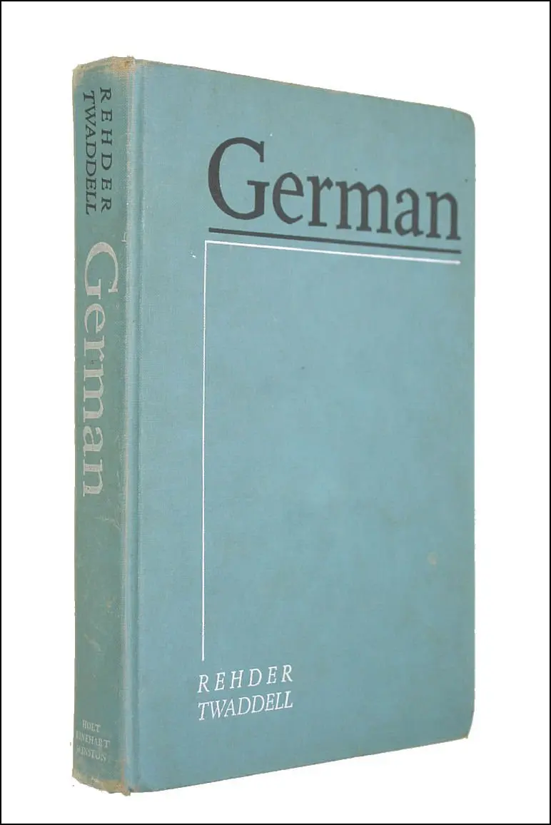 German [Hardcover] Helmut; Twaddell Freeman Rehder 1