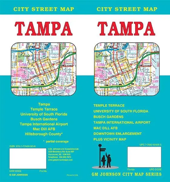 City Street Map Tampa (Florida) 1