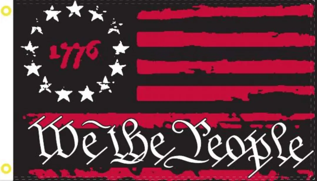 3X5 Patriot Red We The People Betsy Ross Flag With Grommets Rough Tex 1