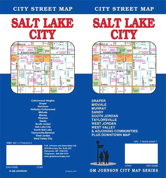 City Street Map Salt Lake City (Utah) 1