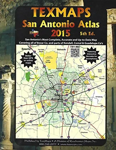 San Antonio Atlas [Spiral-Bound] Texmaps 1