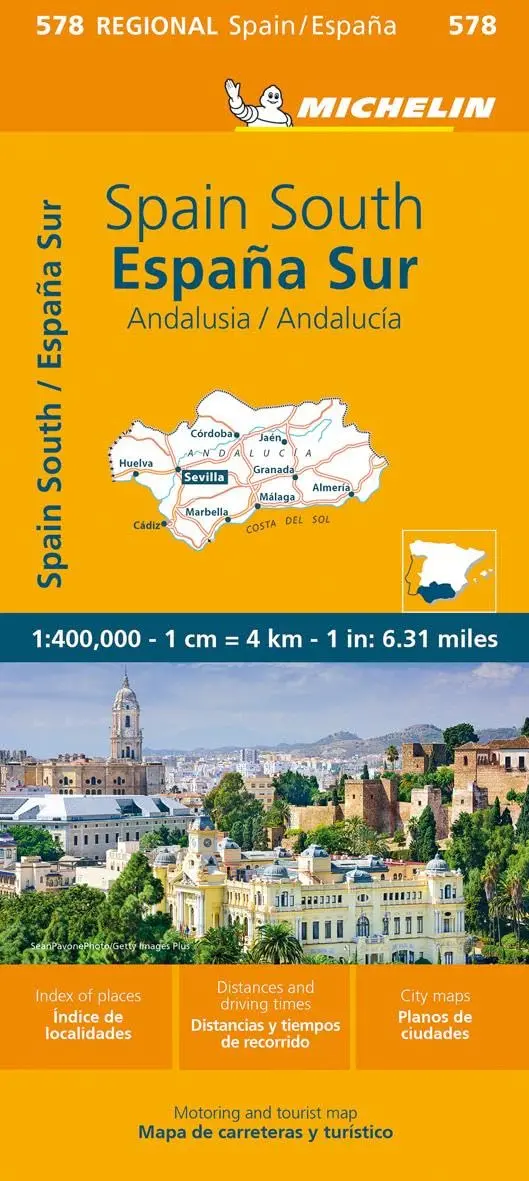 Spain: Andalucia Map 578 (Maps/Regional (Michelin)) [Map] Michelin 1