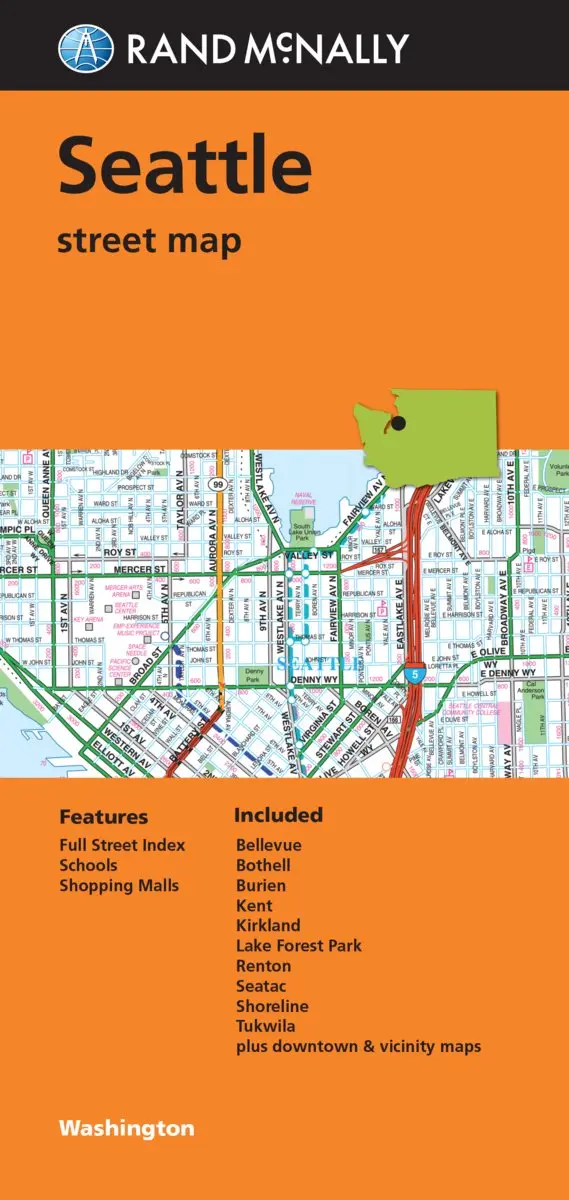Seattle Street Map (Washington) 1