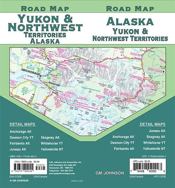 Road Map Alaska / Yukon / Northwest Territories (Usa/Canada) 1
