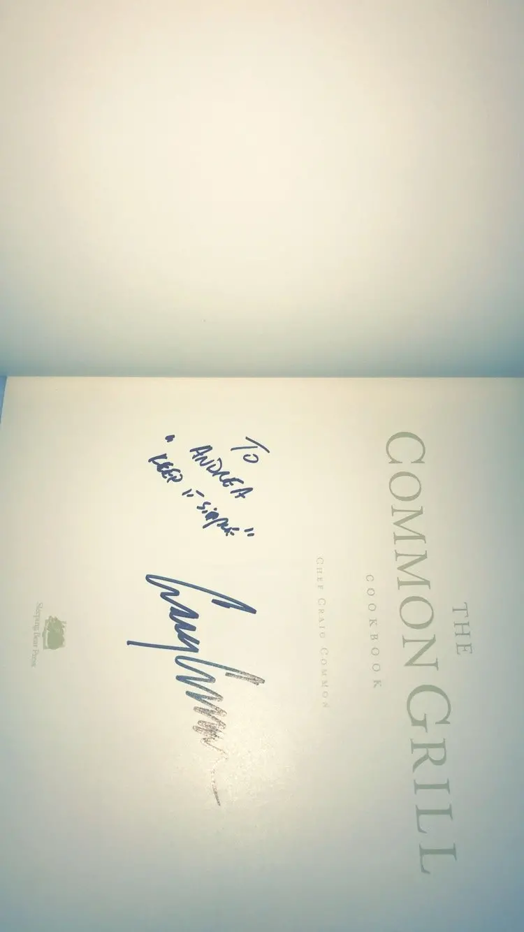 The Common Grill Cookbook Common, Craig 1
