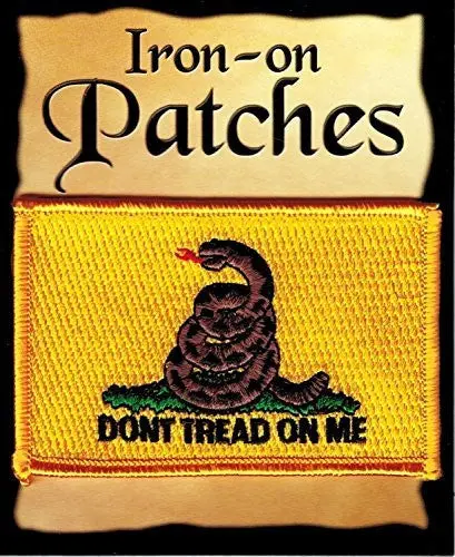 Gadsden Flag: An Embroidered Iron-On Patch (Two-Pack) 1