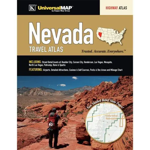 Nevada Travel Atlas (Universalmap Highway Atlas) 1