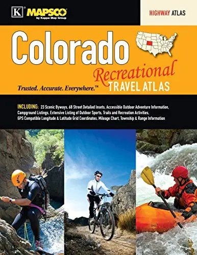 Colorado Recreational Travel Atlas [Paperback] Kappa Map Group 1