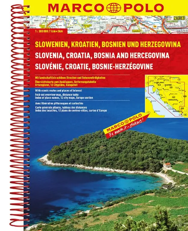 Slovenia/Croatia/Bosnia Marco Polo Road Atlas Marco Polo Travel Publishing Marco Polo Travel Publishing 1