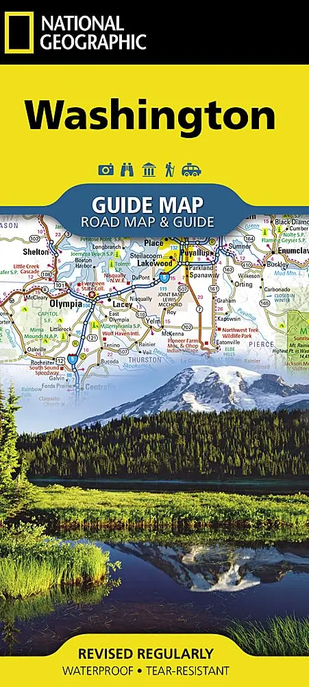 Washington Map (National Geographic Guide Map) [Map] National Geographic Maps 1