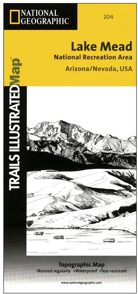 Trails Illustrated Map Lake Mead National Recreation Area 1