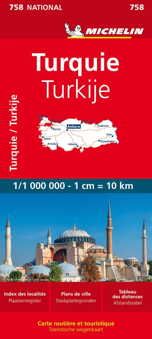 Turkey Road And Tourist Map (National 758) 1
